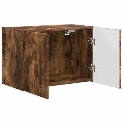 TV-Wandschrank Wandmontiert Geräucherte Eiche 59,5 x 31 x 40 cm