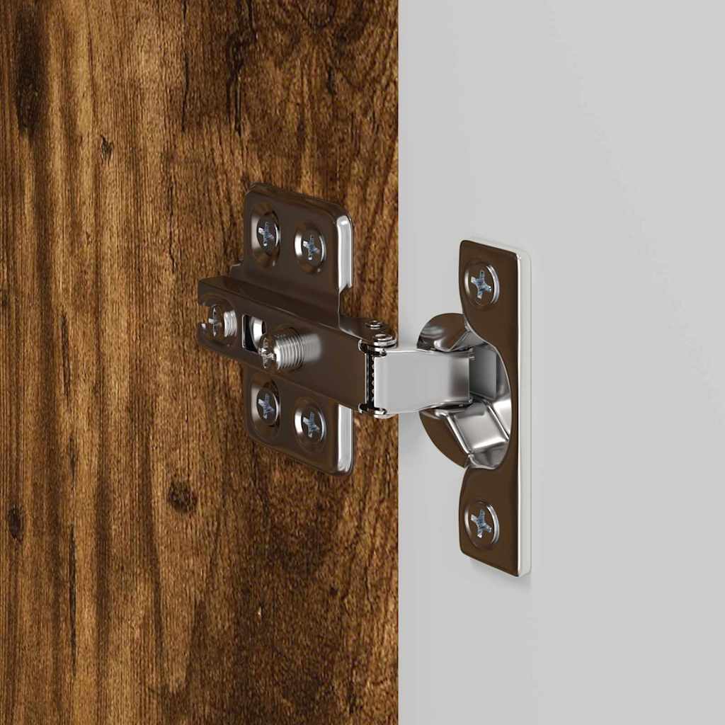 TV-Wandschrank 2 pcs Geräucherte Eiche 59,5 x 31 x 40 cm