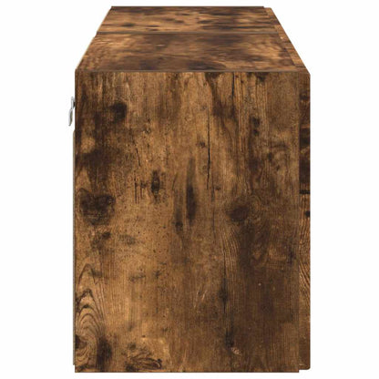 TV-Wandschrank 2 pcs Geräucherte Eiche 59,5 x 31 x 40 cm