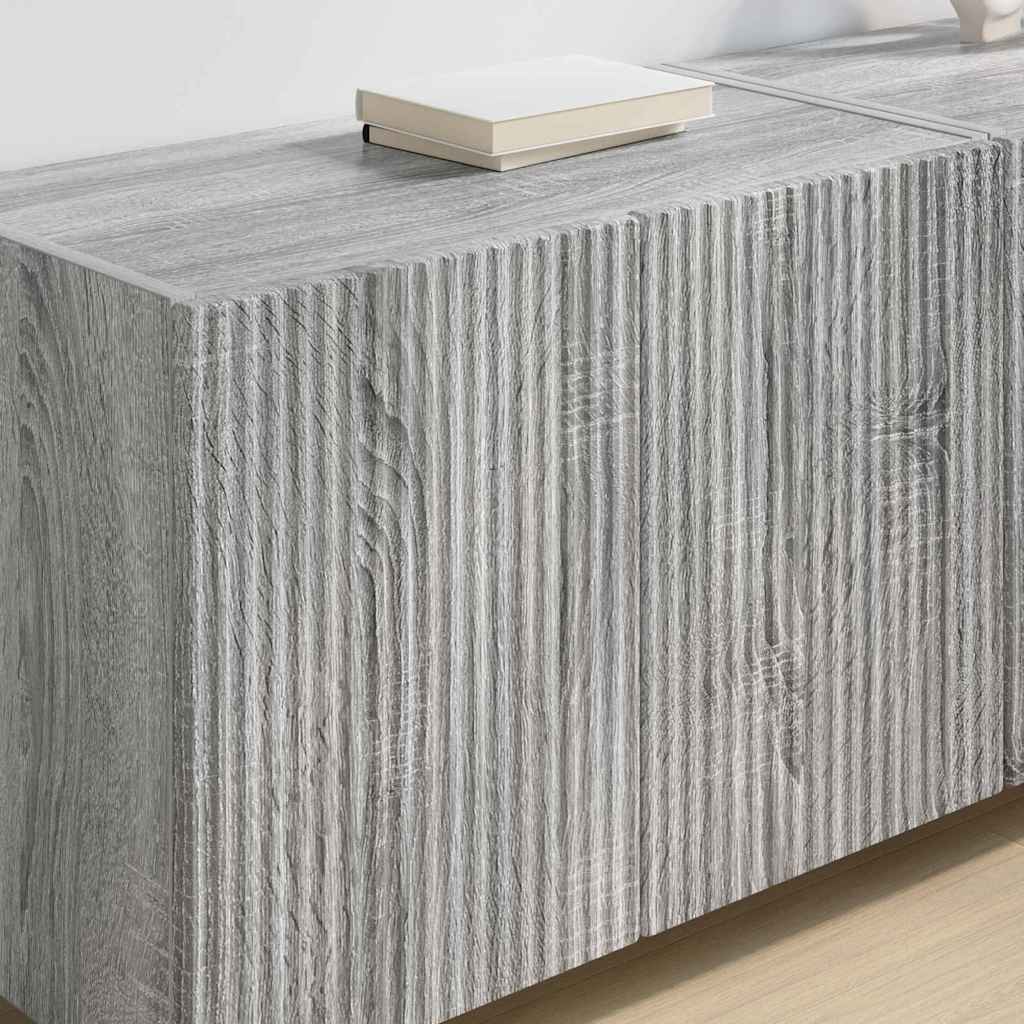 vidaXL TV-Wandschrank Graues Sonoma 59,5 x 31 x 40 cm Holzwerkstoff
