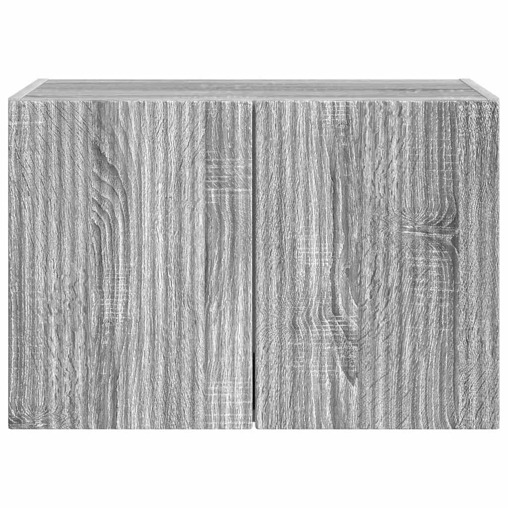 vidaXL TV-Wandschrank Graues Sonoma 59,5 x 31 x 40 cm Holzwerkstoff