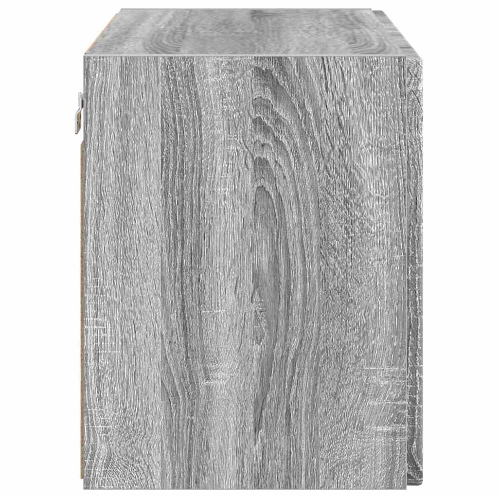 vidaXL TV-Wandschrank Graues Sonoma 59,5 x 31 x 40 cm Holzwerkstoff