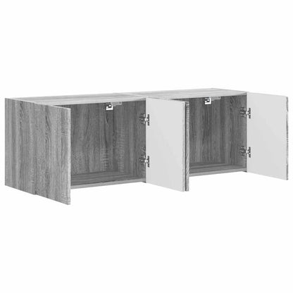 TV-Wandschrank 2 pcs Graues Sonoma 59,5 x 31 x 40 cm