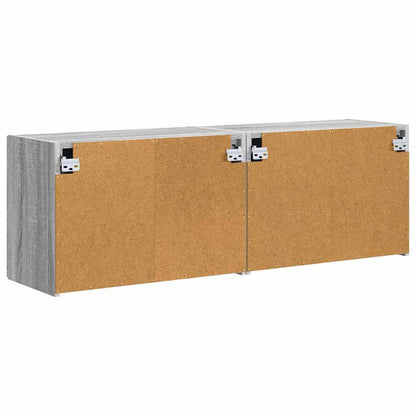 TV-Wandschrank 2 pcs Graues Sonoma 59,5 x 31 x 40 cm