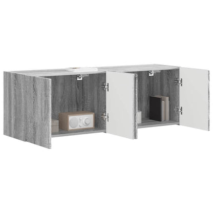TV-Wandschrank 2 pcs Graues Sonoma 59,5 x 31 x 40 cm