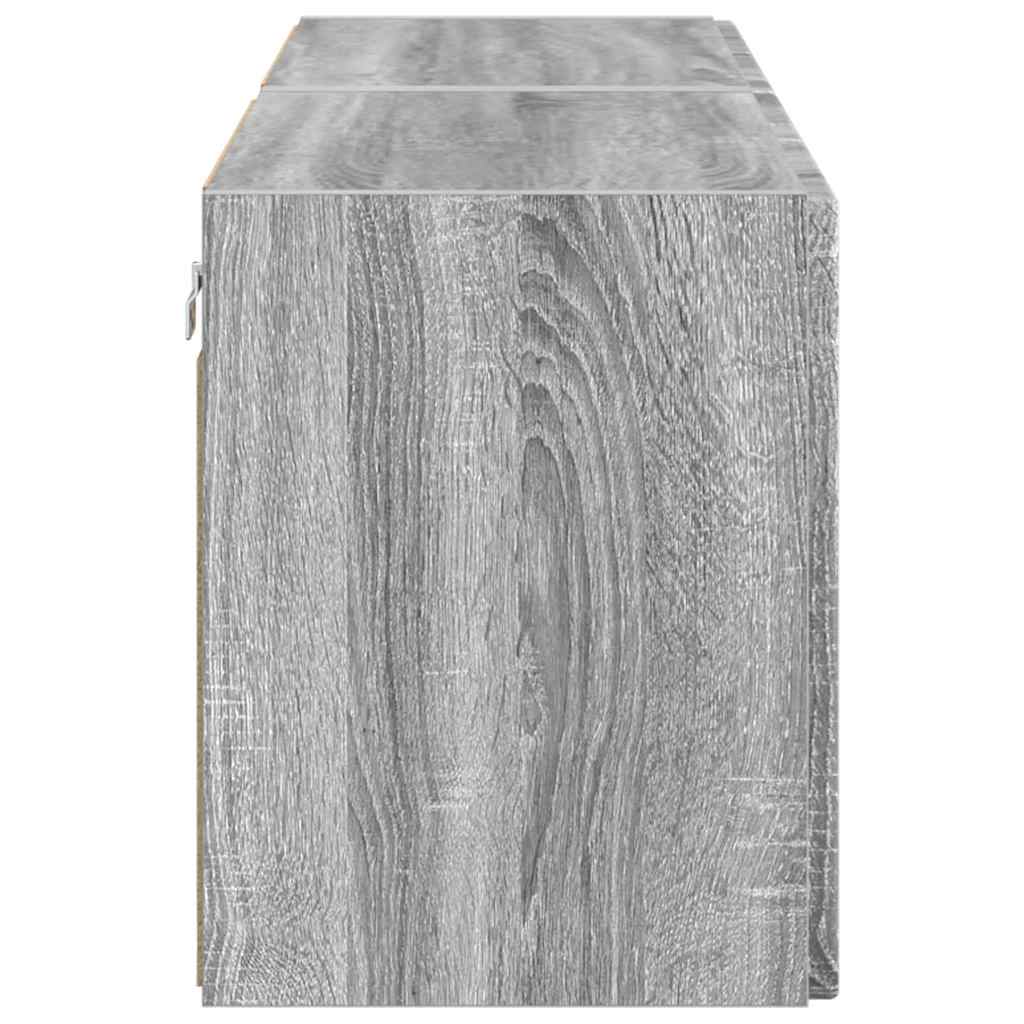 TV-Wandschrank 2 pcs Graues Sonoma 59,5 x 31 x 40 cm