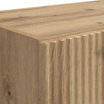 vidaXL TV-Wandschrank 2 pcs Artisan-Eiche 59,5 x 31 x 40 cm