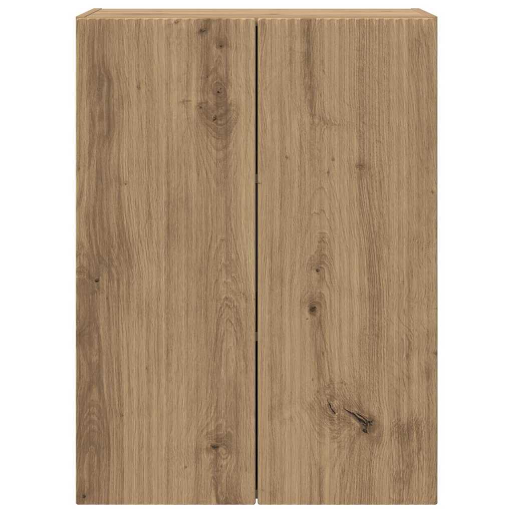 vidaXL TV-Wandschrank Weiß 59,5 x 31 x 60 cm Holzwerkstoff