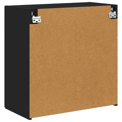 vidaXL TV-Wandschrank Schwarz 59,5 x 31 x 60 cm Holzwerkstoff