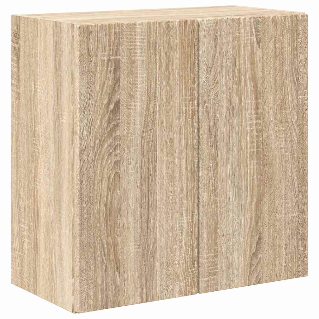 vidaXL TV-Wandschrank Sonoma-Eiche 59,5 x 31 x 60 cm Holzwerkstoff