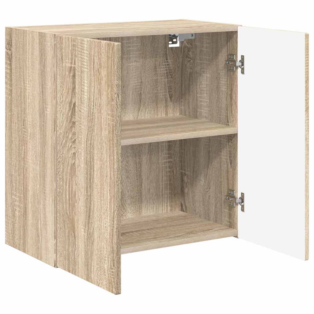 vidaXL TV-Wandschrank Sonoma-Eiche 59,5 x 31 x 60 cm Holzwerkstoff