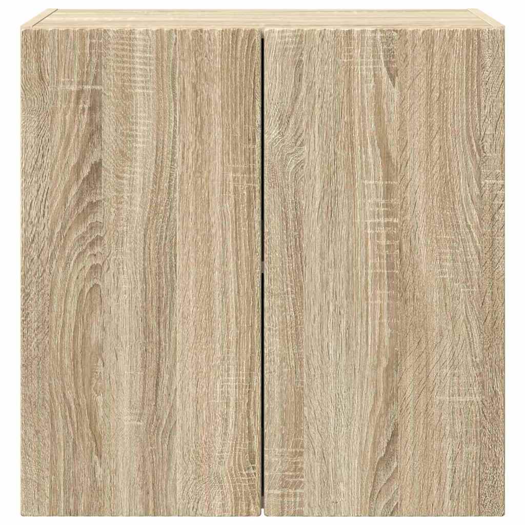 vidaXL TV-Wandschrank Sonoma-Eiche 59,5 x 31 x 60 cm Holzwerkstoff