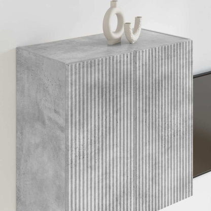 vidaXL TV-Wandschrank Beton Grau 59,5 x 31 x 60 cm Holzwerkstoff