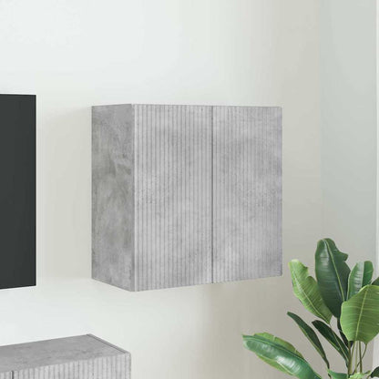 vidaXL TV-Wandschrank Beton Grau 59,5 x 31 x 60 cm Holzwerkstoff