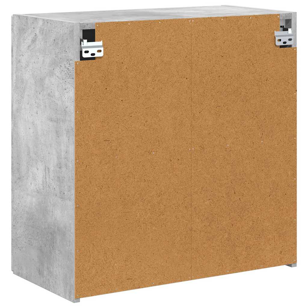 vidaXL TV-Wandschrank Beton Grau 59,5 x 31 x 60 cm Holzwerkstoff