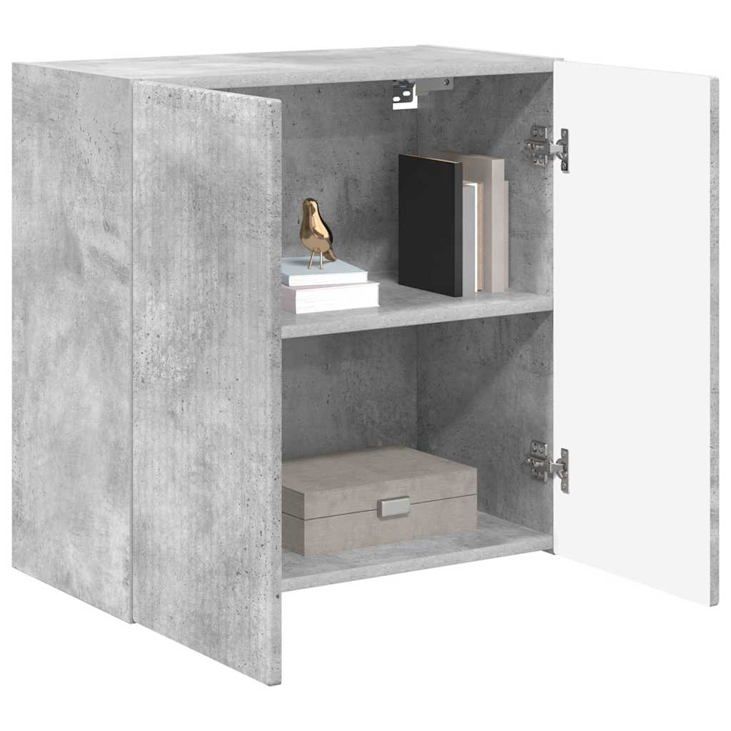 vidaXL TV-Wandschrank Beton Grau 59,5 x 31 x 60 cm Holzwerkstoff