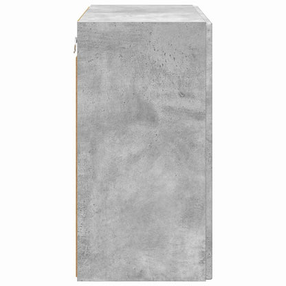 vidaXL TV-Wandschrank Beton Grau 59,5 x 31 x 60 cm Holzwerkstoff
