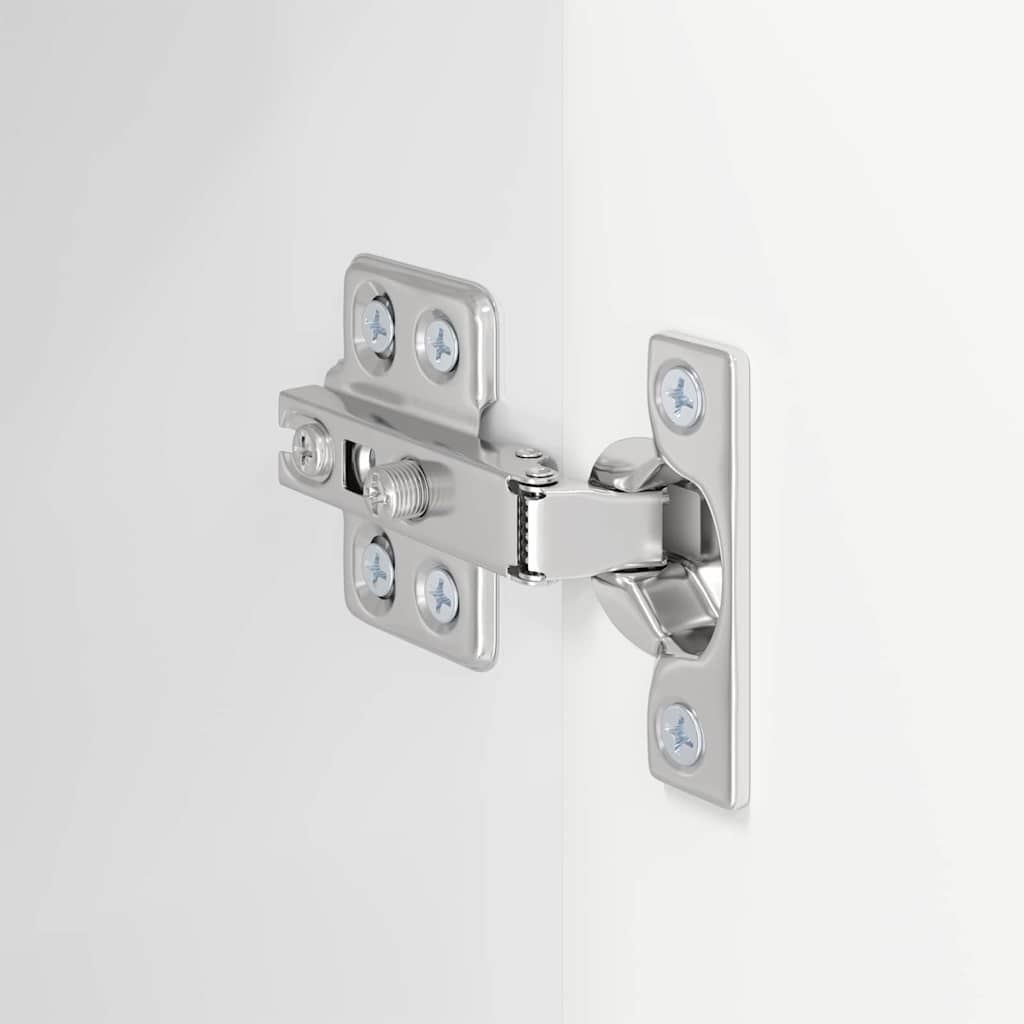 vidaXL TV-Wandschrank Hochglanz Weiß 59,5 x 31 x 60 cm Holzwerkstoff