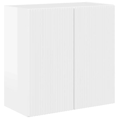 vidaXL TV-Wandschrank Hochglanz Weiß 59,5 x 31 x 60 cm Holzwerkstoff