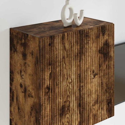 TV-Wandschrank Wandmontiert Geräucherte Eiche 59,5 x 31 x 60 cm