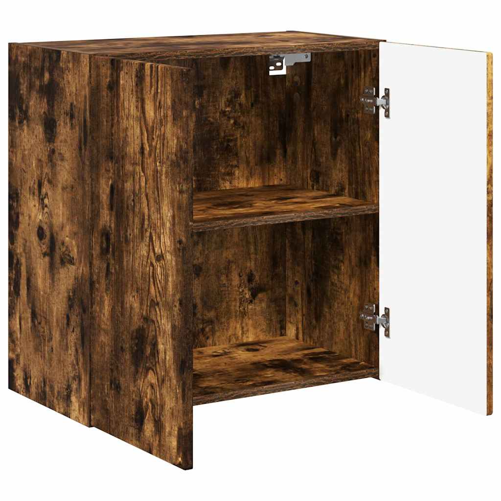TV-Wandschrank Wandmontiert Geräucherte Eiche 59,5 x 31 x 60 cm