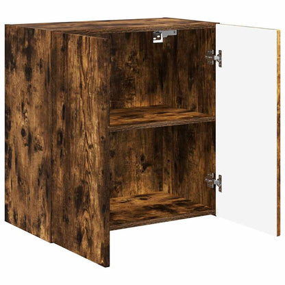TV-Wandschrank Wandmontiert Geräucherte Eiche 59,5 x 31 x 60 cm