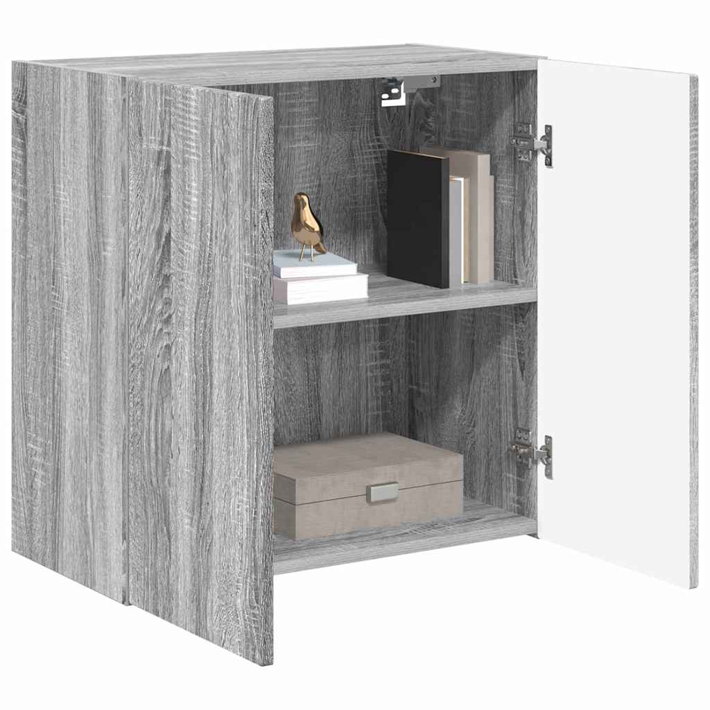 vidaXL TV-Wandschrank Graues Sonoma 59,5 x 31 x 60 cm Holzwerkstoff