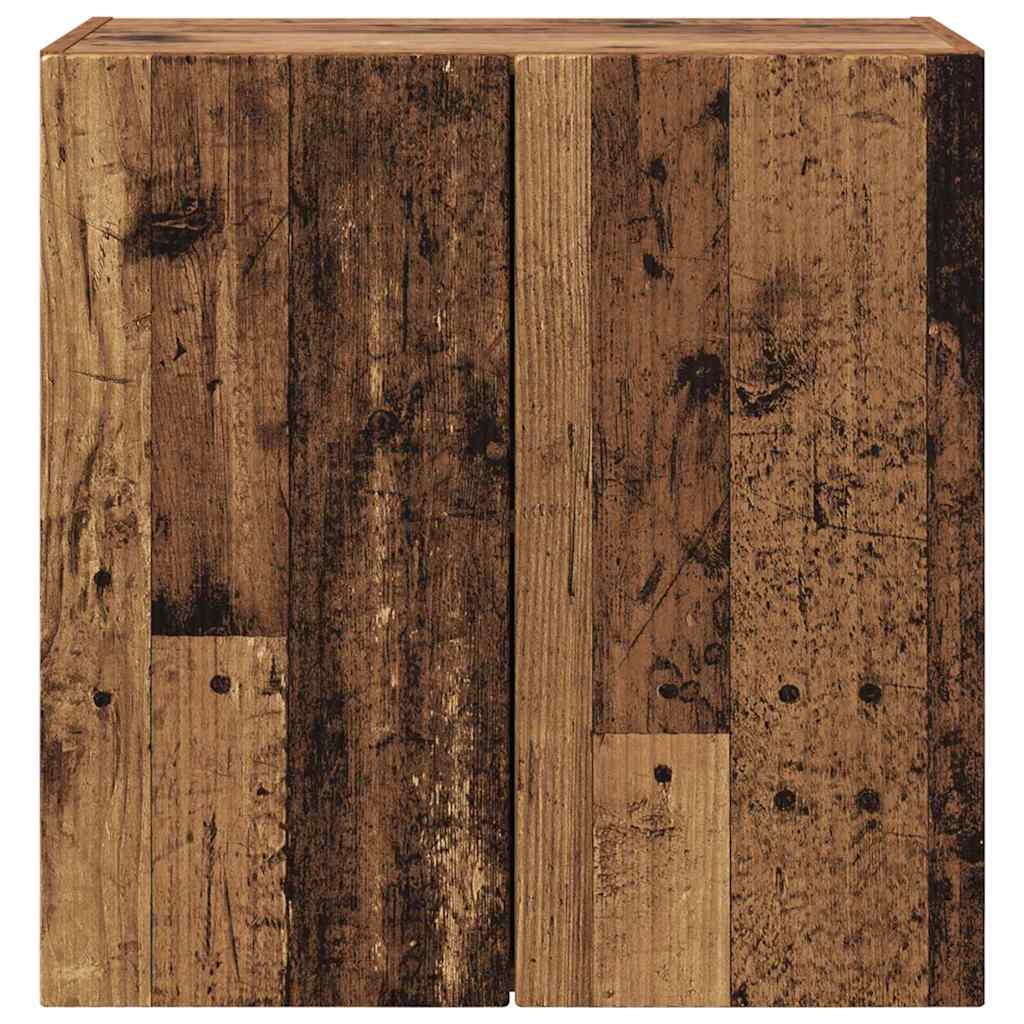 vidaXL TV-Wandschrank Altholz 59,5 x 31 x 60 cm Holzwerkstoff