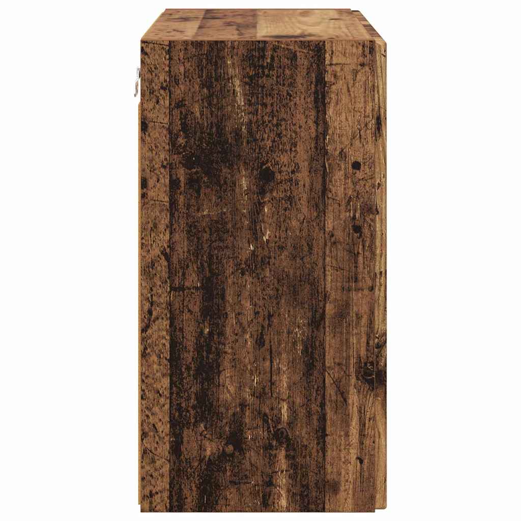 vidaXL TV-Wandschrank Altholz 59,5 x 31 x 60 cm Holzwerkstoff