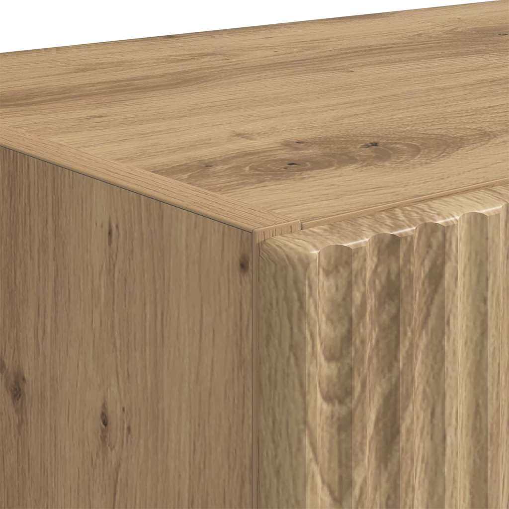 vidaXL TV-Wandschrank Artisan-Eiche 59,5 x 31 x 60 cm Holzwerkstoff