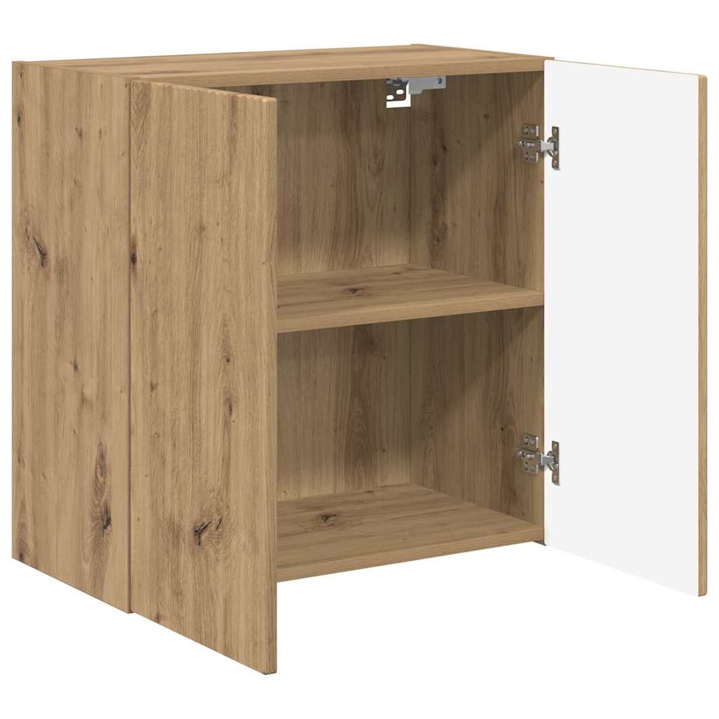 vidaXL TV-Wandschrank Artisan-Eiche 59,5 x 31 x 60 cm Holzwerkstoff