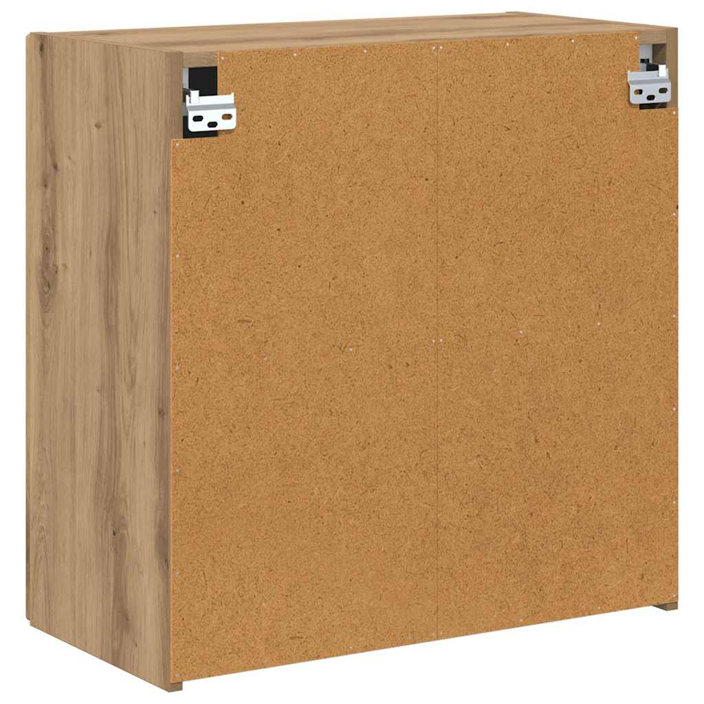 vidaXL TV-Wandschrank Artisan-Eiche 59,5 x 31 x 60 cm Holzwerkstoff