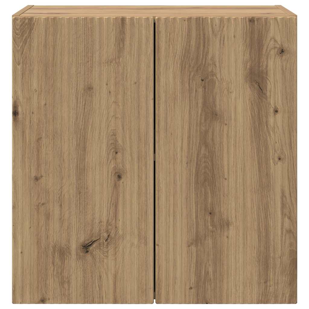 vidaXL TV-Wandschrank Artisan-Eiche 59,5 x 31 x 60 cm Holzwerkstoff