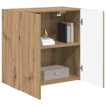 vidaXL TV-Wandschrank Artisan-Eiche 59,5 x 31 x 60 cm Holzwerkstoff