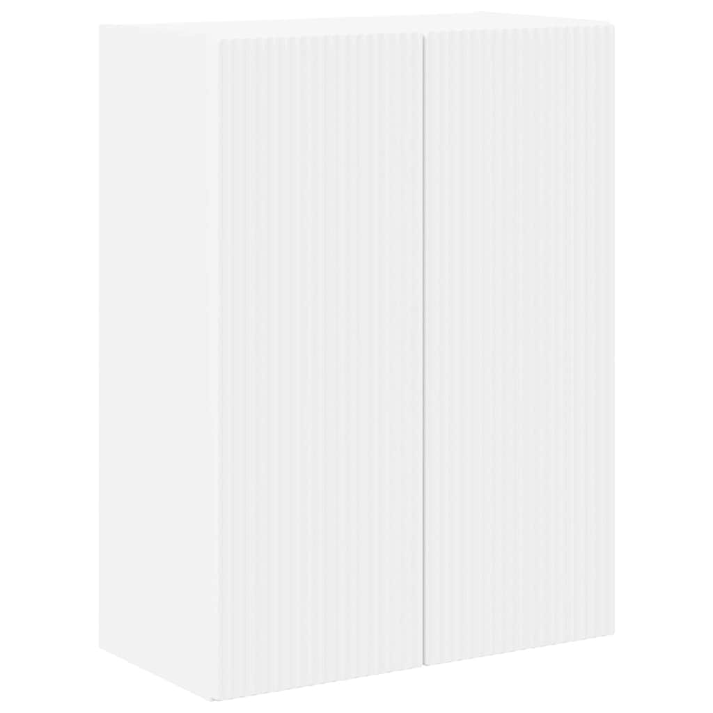vidaXL TV-Wandschrank Weiß 59,5 x 31 x 80 cm Holzwerkstoff