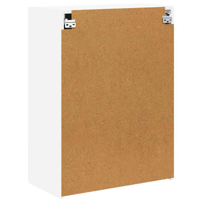 vidaXL TV-Wandschrank Weiß 59,5 x 31 x 80 cm Holzwerkstoff