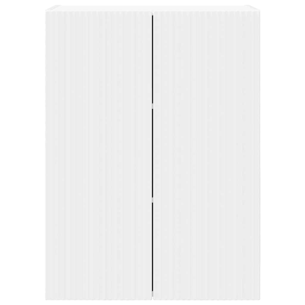 vidaXL TV-Wandschrank Weiß 59,5 x 31 x 80 cm Holzwerkstoff