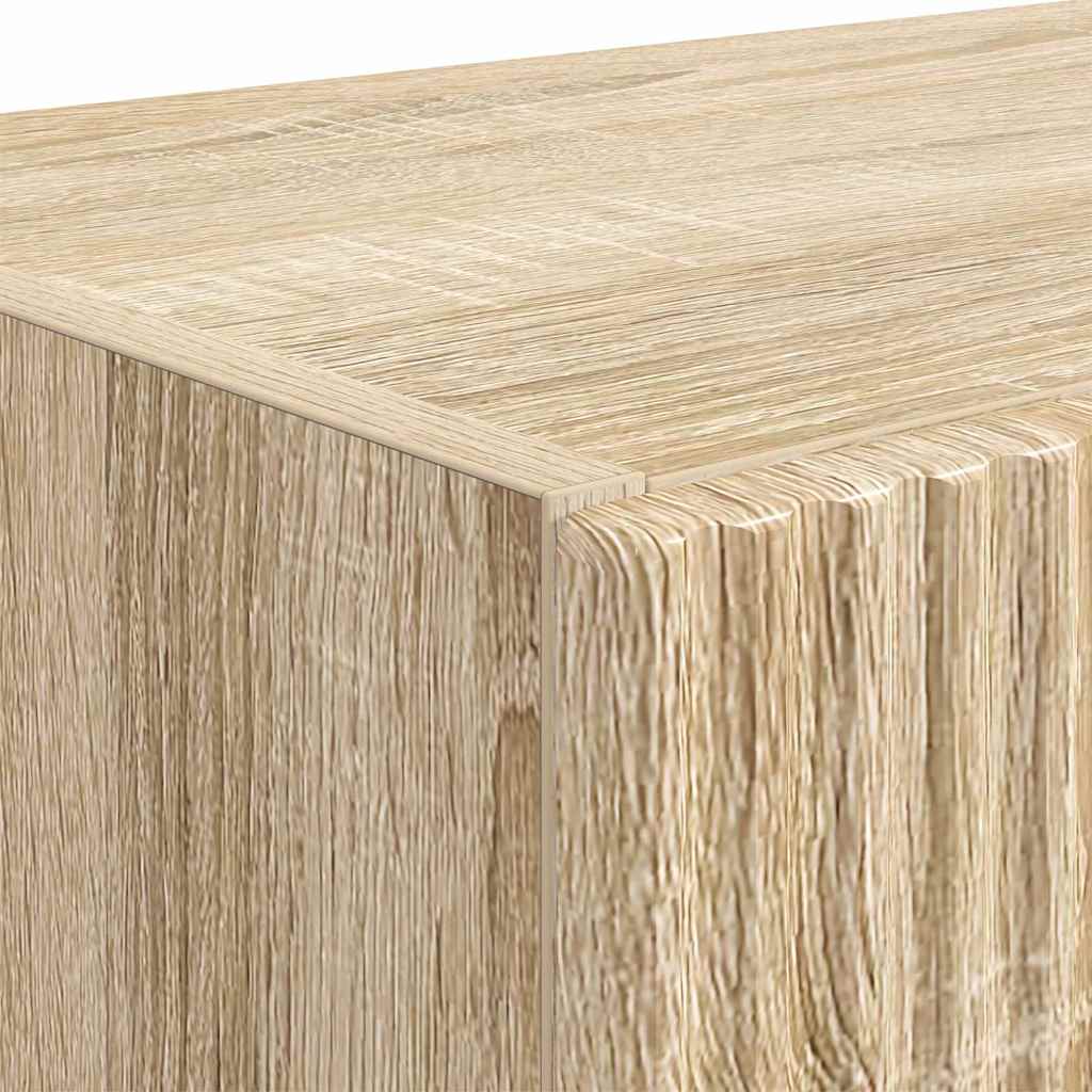 vidaXL TV-Wandschrank Sonoma-Eiche 59,5 x 31 x 80 cm Holzwerkstoff