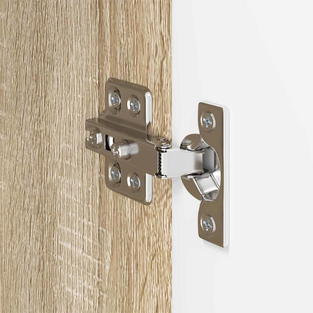 vidaXL TV-Wandschrank Sonoma-Eiche 59,5 x 31 x 80 cm Holzwerkstoff