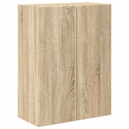 vidaXL TV-Wandschrank Sonoma-Eiche 59,5 x 31 x 80 cm Holzwerkstoff