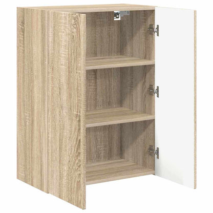 vidaXL TV-Wandschrank Sonoma-Eiche 59,5 x 31 x 80 cm Holzwerkstoff