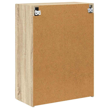 vidaXL TV-Wandschrank Sonoma-Eiche 59,5 x 31 x 80 cm Holzwerkstoff