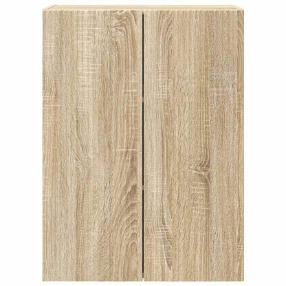 vidaXL TV-Wandschrank Sonoma-Eiche 59,5 x 31 x 80 cm Holzwerkstoff