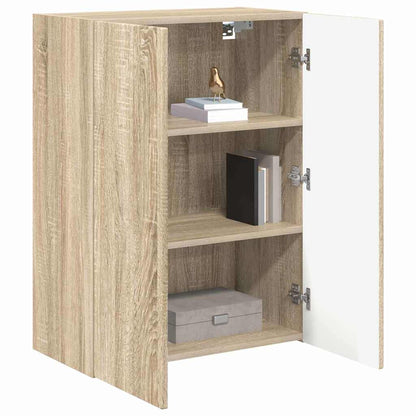 vidaXL TV-Wandschrank Sonoma-Eiche 59,5 x 31 x 80 cm Holzwerkstoff