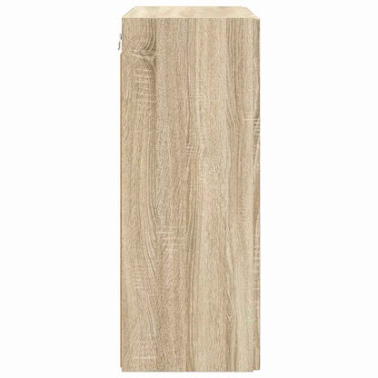 vidaXL TV-Wandschrank Sonoma-Eiche 59,5 x 31 x 80 cm Holzwerkstoff