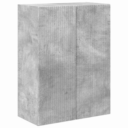 vidaXL TV-Wandschrank Beton Grau 59,5 x 31 x 80 cm Holzwerkstoff