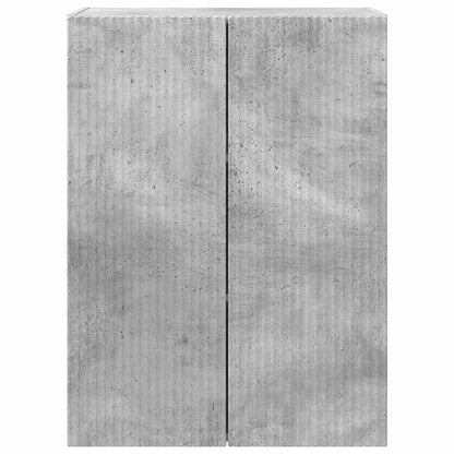 vidaXL TV-Wandschrank Beton Grau 59,5 x 31 x 80 cm Holzwerkstoff