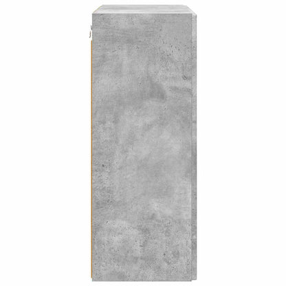 vidaXL TV-Wandschrank Beton Grau 59,5 x 31 x 80 cm Holzwerkstoff