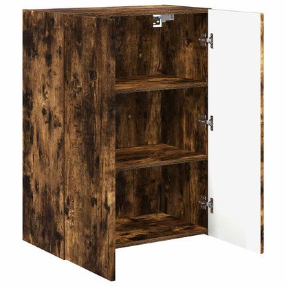 vidaXL TV-Wandschrank Wandmontiert Geräucherte Eiche 59,5 x 31 x 80 cm