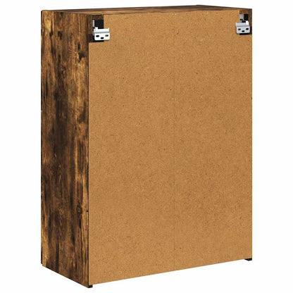 vidaXL TV-Wandschrank Wandmontiert Geräucherte Eiche 59,5 x 31 x 80 cm